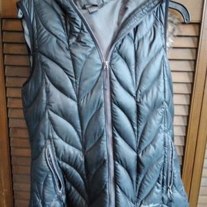 Eddie Bauer grey down ultralight best size small